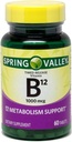 Spring Valley - Vitamine B-12 1000 mcg, libération dans le temps, 60 comprimés