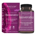 Reserve Schönheit, Resveratrol 500 mg, Antioxidans Ergänzung für Herz und zelluläre Gesundheit, Unterstützt gesundes Alter und Immunsystem, Paleo, Keto, 30 Kapseln