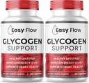 (2 Pack) Easy Flow Glycogen, EasyFlow Glycogen Support Capsules, Glyco Optimizer Formula, Natural Blood Vessel Cleaner, Premium Easy Flow Glycogen Support (120 Capsule)