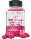 Atlantis Nutrition Hormonal Balance für Frauen & PMS Relief Gummi - lindert Krämpfe, Bloating, Mood Swings, Hot Flashes & Nacht Sweats - Cranberry, Dong Quai & Chasteberry Menstrual Cramp Relief
