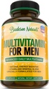 Multivitamin Supplement für Energie, Fokus und Leistung von Männern. Mens Vitamine A, C, D, E & B12, Zink, Calcium, Magnesium & More. Multi Vitamin 60 Kapseln in den USA hergestellt