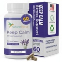 Nektar Angst- und Stress-Relief-Ergänzungen der Natur – Beruhigen Sie die Kapseln mit Ashwagandha, GABA, Magnesium & 5-HTP – Nervousness & Irritability Mood unterstützt die Entspannung Lemon Balm 60 Gefüllte Kapseln