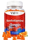 Benfotiamin 320mg Gummie mit 45mg L-Leucine-Ergänzung: Essential Vitamin B1 Complex für Männer und Frauen, Non-GMO, Vegan & Gluten-Free - Unterstützt Stoffwechsel, Energie & Nervous System Gesundheit