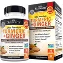 Kurkumin und Ginger Supplement - 95% Standardisierte Curcuminoide mit BioPerine Black Pepper Extract für Ultra High Absorption - Natural Joint Support Supplement - Glutenfrei - 60 Kapseln