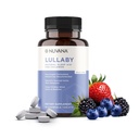 Lullaby | Gentle Kids Natural Sleep Aid | Pediatrician Empfohlen | Delicious Low Dose Melatonin & Non-Habit Forming Mixed Berry Chewable Tablets | mit Kamille, Magnesium für Kinder 3+