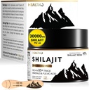 Shilajit Resin, Himalayan Shilajit Organic - 600mg Potency Gold Grade, Shilajit für Männer & Frauen mit 85+ Trace Minerals & Fulvic Acid, für Stamina, Immunität & Stärke, 50 Servieren (30g)