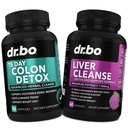 Colon & Liver Cleanse Detox Support Supplement - 15 Tage Darmreiniger Pillen & Probiotic für Bloating & Daily Constipation Relief - Milchdistel Dandelion Caps & Aid Gallbladder Ergänzungen