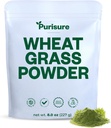 Reinheit Wheatgrass Pulver, 8oz, Weizen Graspulver, Grüne Superfood für Salaten, Smoothie und Shakes, Superfood Pulver reich an Immunität Vitamine, Faser und Mineralstoffe, 76 Servierungen