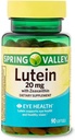 Lutéine avec supplément alimentaire Zeaxnthin, 20 mg, 90 Nombre