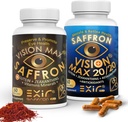 Vision Max Combo Pack – Advanced Eye Support mit Lutein, Zeaxanthin, Saffron & Astaxanthin – Blue Light Defense & Macular Health – 2 Flaschen, 120 Kapseln – Epicure Garden