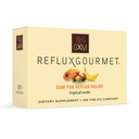 Reflux Gourmet Tropical Soothe Gum Alginate Therapy Sodium Bicarbonat Gum für Säure Reflux, oral, kognitiv und Verdauungsunterstützung, Natürlich mit Ingwer, Celeriac, Aloe, Zuckerfrei, Glutenfrei, Vegan