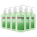 Basic Care - Aloe Vera Hand Sanitizer 62%, 12 fl oz (Pack of 6)