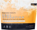 Real Hydration - Bio-Frucht-basierte Elektrolytmischung - Hergestellt mit Bio-Fruchten & Rosa Salz - Zero Sugar & Vegan - Hydration, Immun- & Recovery-Unterstützung (15 Servierungen, Peach Mango)