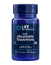 Life Extension Super absorbable Tocotrienols, Vitamin E als D-Alpha Tocopherol, Mixed Tocotrienols, Support Hair Growth, Brain Function, Glutenfrei, Non-GMO, 60 Softgels
