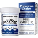 Physician's Choice Probiotics for Men - 70 Billion CFU - 8 Strains - w/Selenium & Organic Prebiotics - Unterstützt Verdauungs-Gesundheit, Microbiome, Colon, & Immune Health - Advanced Men's Probiotic - 30ct