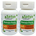Kutaja Forte Kapseln 500 mg. 60 Veg. Kapsel | Kutaja (Holarrhena Antidysenterica) Extrakt Kapseln für Männer und Frauen | Ayurvedic Kräuterergänzung/Remedies | 10:1 Forte (2 Flaschen von 60 Kapseln)
