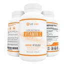 Liposomales Vitamin C 2000mg | Überlegenes Liefersystem | 300 Kapseln Immununterstützung & Collagen Booster | Hohe Absorption Ascorbinsäure, Hohe Dosierung Vitamin c, Zero Soy, 100% Non-GMO