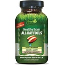 Irwin Naturals Healthy Brain All-Day Focus - 60 Liquid Soft-Gels - Erhöht Psychische Leistung & fördert langfristige Gehirngesundheit - 30 Portionen