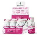 Biene und Sie Collagen Liquid Shot Drink mit Vitamin C, Propolis Extrakt, Hyaluronsäure, Biotin, fördert Haut, Haar, Nagel und Joint Health, 1.69 fl. Oz x 12 Pack