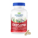 RidgeCrest Kräuter ClearLungs Classic, Natürliche Lunge und Nasal Tagesgesundheitsergänzung für Bronchial, Respiratory, Immune, Sinus und Mucus Wellness Support, Kräuterformel (60 Caps, 30 Serv)
