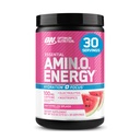 Optimum Nutrition Amino Energy Powder Plus Focus, avec BCAA, électrolytes et caféine, pastèque, 30 portions (paquetage May Vary)