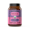 Komplette natürliche Produkte Elderberry Kapseln 570mg, 100 Ct | Pflanzenbasierte Immununterstützung, Antioxidant-Rich, keine Füllstoffe, Made in USA