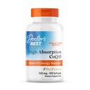 Doctor's Best High Absorption CoQ10 mit BioPerine, Glutenfrei, Naturally Fermented, Herzgesundheit, Energieproduktion, 100 mg, 120 Count
