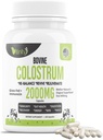 VITINITY Grass Fed Bovine Colostrum Kapseln für Menschen - Natürliche IgG Colostrum Ergänzung für Gut Gesundheit, Immununterstützung, Muskel Erholung & Wellness | Pure Colostrum Superfood, Unflavored (120 Count)