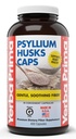 Yerba Prima Psyllium Husks Caps, 625 mg, 400 Kapseln - Natürliche Faser für Männer und Frauen - Regularity Support Supplement