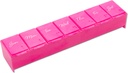 EZY DOSE Weekly (7-Day) Tägliche Pille Fall, Medizin Planner, Vitamin Organizer, Ergänzungsbehälter, bequem und einfach zu bedienen, große Komponenten, Pink, Reisen-freundlich, Made in USA, BPA Free
