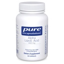 Pure Encapsulations Alpha Lipoic Acid 600 mg - ALA-Ergänzung für Leberunterstützung, Antioxidantien, Nerve Gesundheit, Herz-Kreislauf-Gesundheit & Kohlenhydrat-Unterstützung - Premium Alpha Lipoic Acid - 60 Kapseln