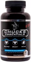 Chucks Essentials - Die Bearded Mans Multivitamin, für schnellere wachsende Bart, geladen mit den Vitaminen und Mineralien essentiell für gesunde, dünne, stärkere und schnellere Wachsen Haare, 90 Kapseln