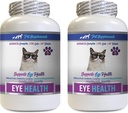 Kat Eyesight Supplement - Cats Eye Health Complex - Advanced Formula for Eye Sight - Immune Boost - Bilberry für Katzen - 2 Flaschen (120 Tabletten)