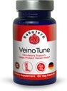 VeinoTune Varicose Venen Behandlung für Beine, Reduziert Schwellung, Pferde-Kastanie 300 mg, 60 pflanzenbasierte Caplets, 60 Tage Versorgung, GMP
