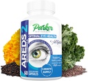 Parker Naturals Optimale Augengesundheit Vitamin & Mineral Supplement, Augenergänzungsmittel & Vitamine für Vision mit Vitamin C & E, Lutein & Zeaxanthin Ergänzungen, 60 Caps