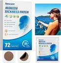 Motion Sickness Patches, Sea Sickness Patch für Kreuzfahrt, Non-Drowsy, Car/Ships/Airplane/Amusement Park Trip Sick Relief, Travel Essentials für Kinder und Erwachsene (72 Count)