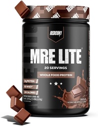 REDCON1 MRE Lite Whole Food Protein Powder, Chocolate - Low Carb & Whey Free Meal Ersatz mit Animal Protein Blends - Einfach zu digest Ergänzung mit MCT Öle hergestellt (20 Portionen)