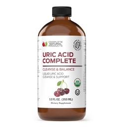 Vollständige natürliche Urinsäure Komplett - Flüssige Ergänzung zur Unterstützung von Uric Acid Cleanse, Nierengesundheit und Blutzirkulation mit Apfel Apfelessig, Tart Cherry, Rübenwurzel, Zitronen, Cinnamon - 12oz