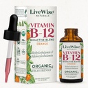 Flüssiges B12 Vitamin Sublingual – All-Natural flüssiges Vitamin Vegan B12 Tropfen – Non-GMO Adenosylcobalamin Methylcobalamin B12 Ergänzung – Steigern Sie Ihr Immunsystem, Stoffwechsel, Energie und Fokus!