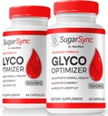 NutraRize (2 Pack) Zucchero Sync Glyco Optimizer Capsule, Official SugarSync Glyco Optimiser, Sugar Sync Joint Optimizer, Sugar Sync Gluco Cleanse Formula, SugarSync Glycol Recensioni (120 Capsules)