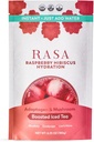Rasa Himbeer Hibiscus Hydration | Organic Boosted Iced Tee mit Adaptogenen und Pilzen | Glutenfrei, Premium-Elektrolyt-Pulver-Mischung, Erfrischende Hydration (6 oz / 24 Portionen)