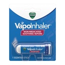 Vicks VapoInhaler, Portable Nasal Inhaler, Non-Medicated, Soothing Vapors, Menthol Scent, 1 Count