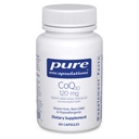 Pure Encapsulations CoQ10 120 mg - Coenzym Q10 Ergänzung für Herzgesundheit, Energie, Antioxidantien, Gehirn & Gedächtnis Gesundheit - Cellular Health, Kognition & Cardiovascular Support* - 60 Kapseln