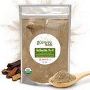 Dimmak Kräuter Bio Fo Ti Root Raw Chinese Herb Powder - Cure/Prepared USDA Organic He Shou Wu (Polygonum Multiflorum Preperata) Hinzufügen zum Wasser oder Smoothie 1 4oz/112g Tasche