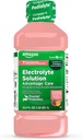Soluzione elettrolitica di cura di base con prevital prebiotici, limonata di fragole, bevanda di idratazione, elettroliti repleni, fluido e zinco, 33.8 fl oz (pacchetto di 1)