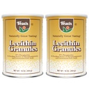Fearn Natural Foods Soy Lecithin Granules – Fat Emulsifier mit essentiellen Nährstoffen für Gesundheit, verbessert Textur von Kuchen, Brote & DIY Gummies, 16 Oz (Pack von 2)