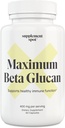 Maximale Beta-Glucan-Ergänzung (60 Kapseln – 400mg pro Portion) 1 3D Beta Glucan Immununterstützungsergänzung – Ultra Potency Immune Booster