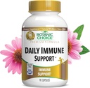 Botanic Choice Daily Immune Support - con Vitamina C, Elderberry e Zinco per Adulti - 90 capsule