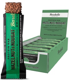 Barebells Protein Bars Hazelnut & Nougat - 12 Count, 1.9oz Bars - Protein Snacks mit 20g High Protein - Schokoladenprotein Bar mit 1g Gesamtzucker - On The Go Protein Snack & Breakfast Bars