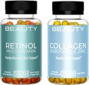 SHIZAM Retinol Multi-Vitamin & Collagen w Biotin Gummis in Combo